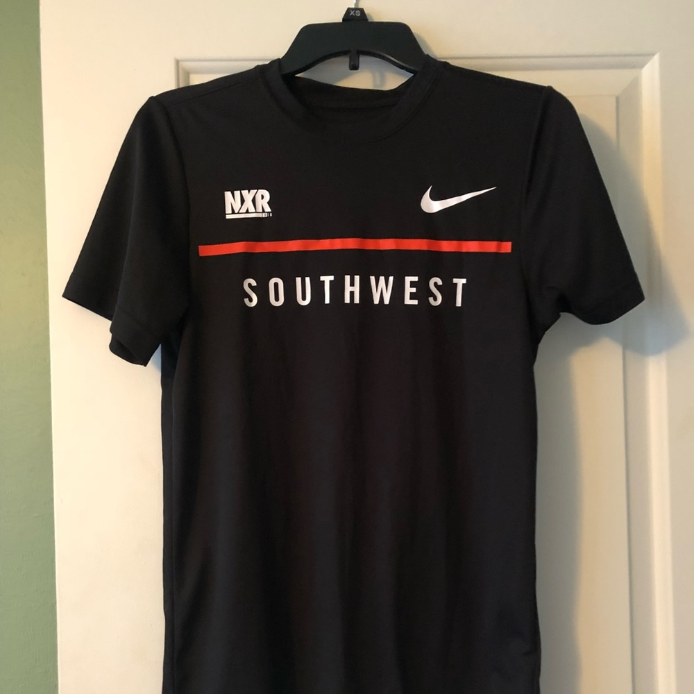 Black Nike NXR Cross Country Running shirt